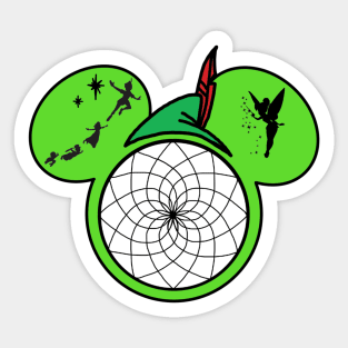 Second Star Dream Catcher Sticker